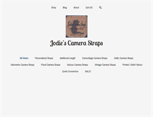 Tablet Screenshot of jodiescamerastraps.com